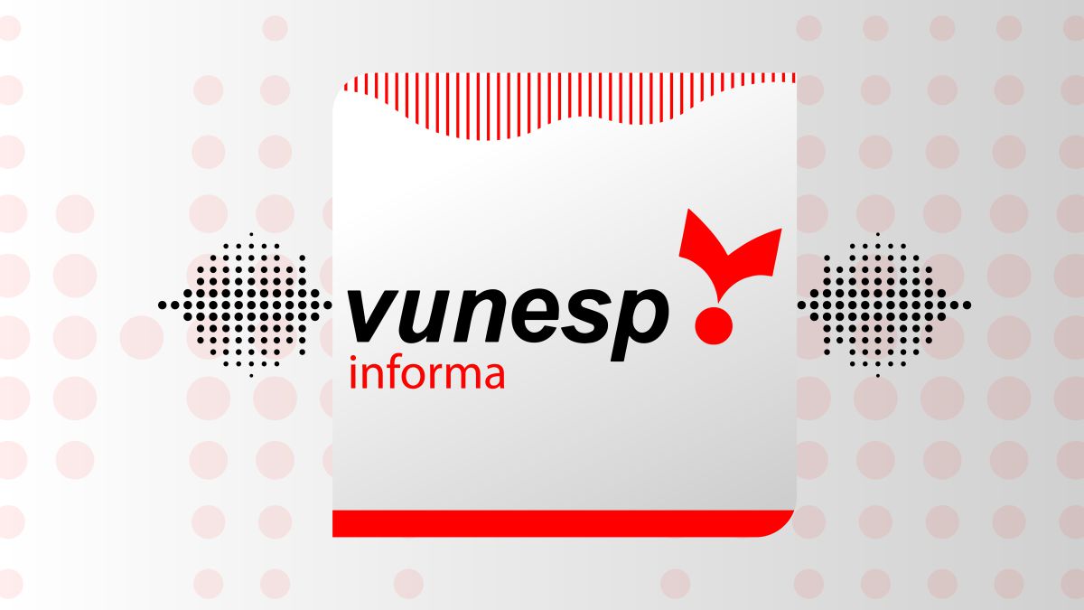 Capa do podcast Vestibular Unesp 2024 divulga o resultado dos pedidos de isenção e redução de 50% da taxa