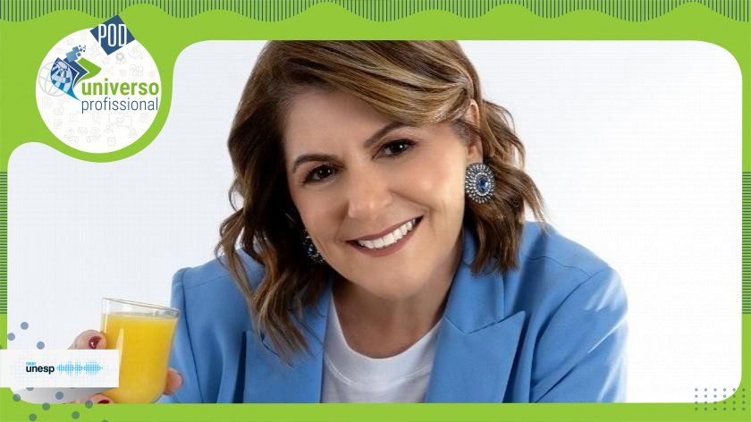 Capa do podcast Formada pela Unesp, gerente de pesquisa e desenvolvimento da JBT Food Tech comenta seus desafios e ascensão no setor dos citrus