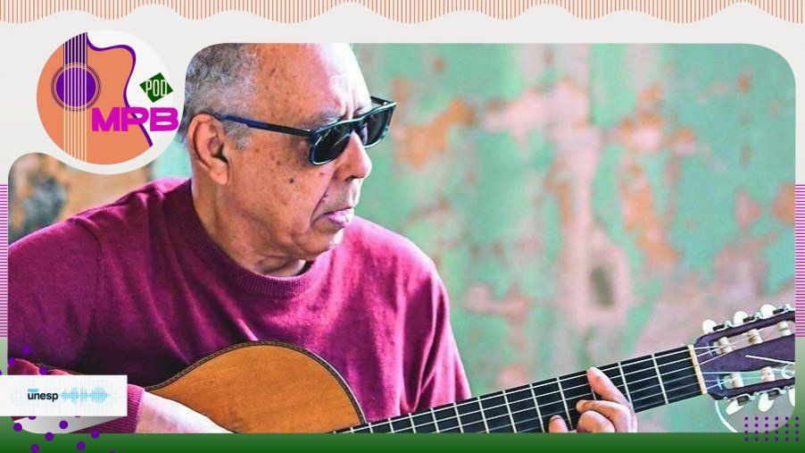 Capa do podcast Com formação plural, Jards Macalé se tornou um dos pilares da resistência contracultural e da MPB