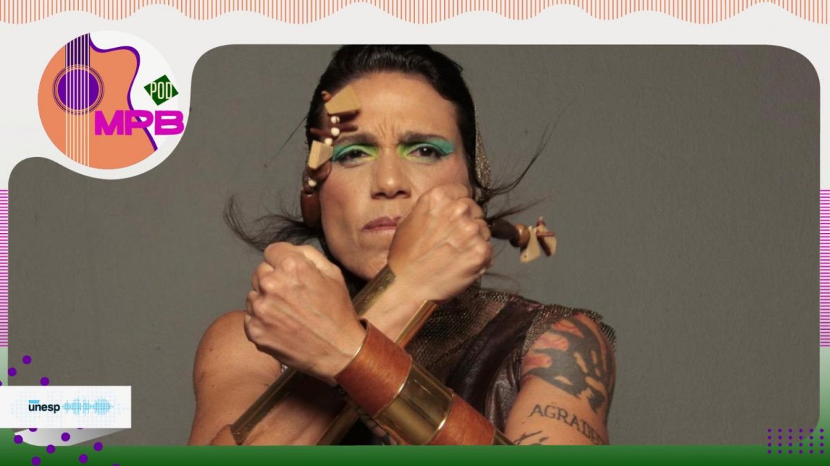 Capa do podcast O pulsar de uma mulher multi-instrumentista: A trajetória de Michelle Abu, do início ao álbum "Qual é o Tambor"